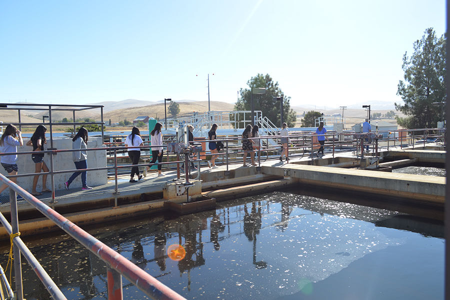 Local Leaders Visit Water Treatment Facility