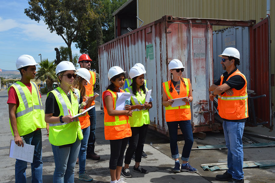 Sustainability Internship Recycling Plant Fieldtrip